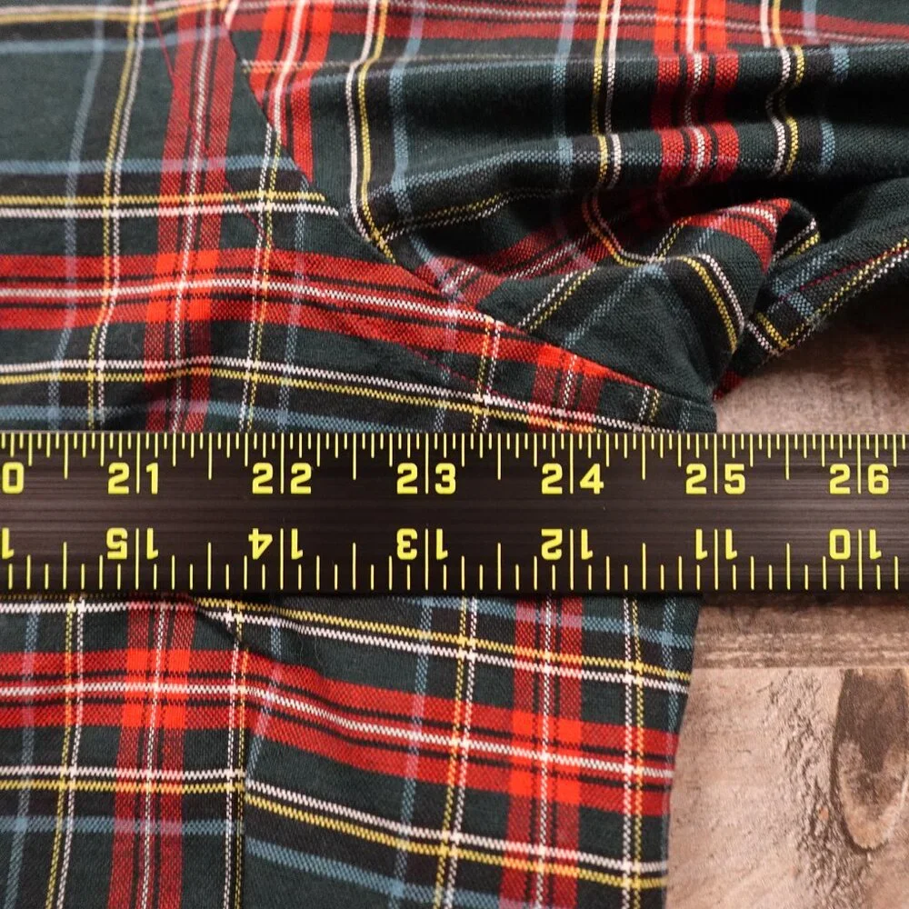 Ralph Lauren Holiday Plaid Button-Down Shirt Men’s Large Small Pony‎
